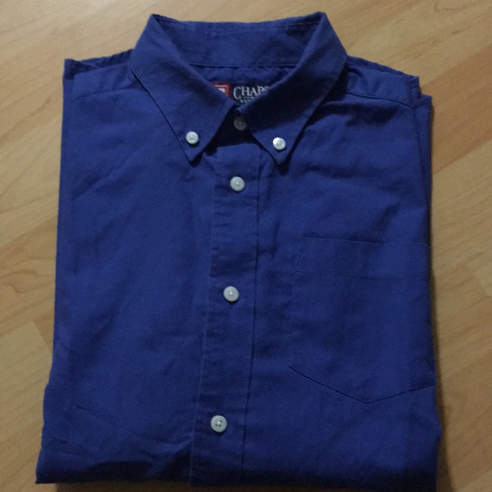 CHAPS long sleeves polo shirt, Dark blue, Boys 14